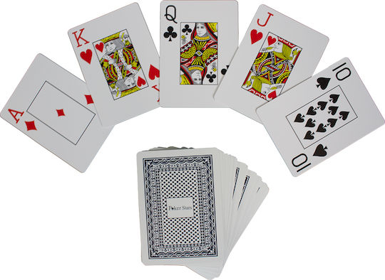 Pokeritems Texas Τράπουλα Πλαστική για Poker Μπλε