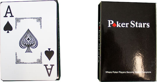 Pokeritems Texas Τράπουλα Πλαστική για Poker Κόκκινη