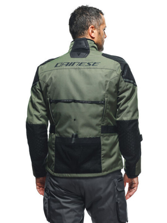 Dainese Ladakh 3L Ανδρικό Μπουφάν Μηχανής 4 Εποχών Αδιάβροχο Army Green / Black