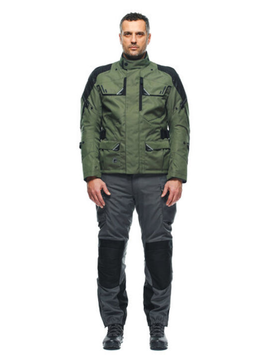 Dainese Ladakh 3L Ανδρικό Μπουφάν Μηχανής 4 Εποχών Αδιάβροχο Army Green / Black