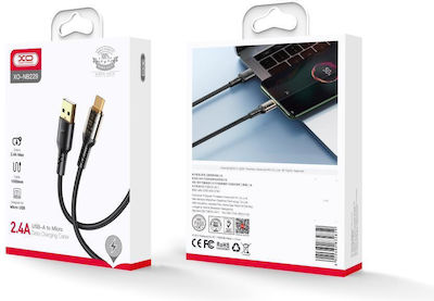 XO NB229 1m Braided USB 2.0 to micro USB Cable (16.005.0217)