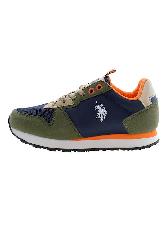 U.S. Polo Assn. Kinder-Sneaker Anatomisch Blau