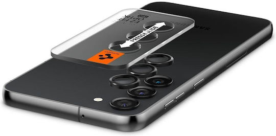 Spigen Optik Pro EZ Fit Kameraschutz Gehärtetes Glas Black für das Galaxy S23 / S23+