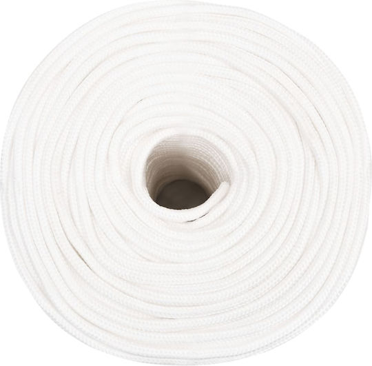 vidaXL Rope Knitted 6mm White