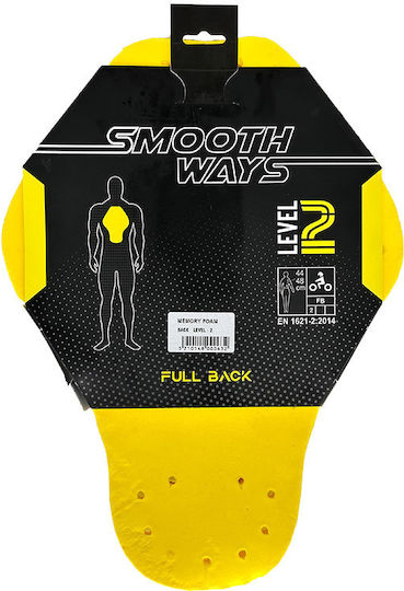 Nordcode Level Protect 2 Motorradfahrer Rückenschutz Gelb