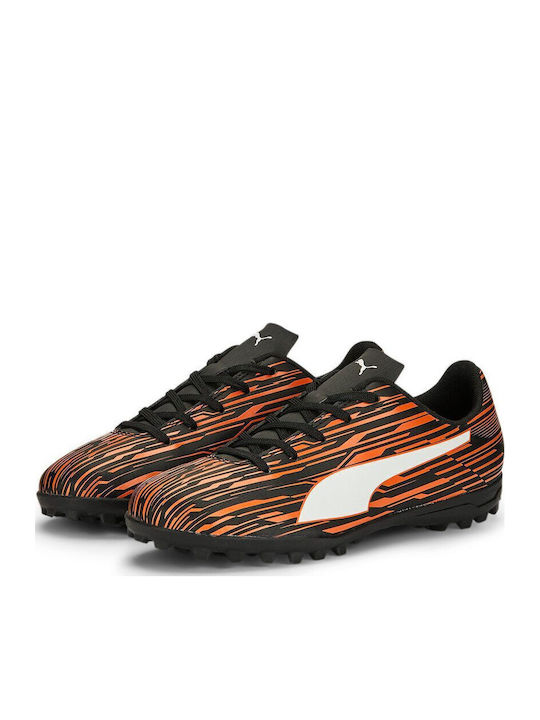 Rapido III Kids Turf Soccer Shoes Black / Orange