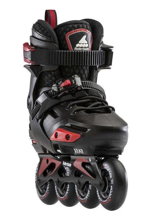 Rollerblade Apex Inline Αυξομειούμενα Rollers Μαύρα Παιδικά Rollerblade Apex Inline Αυξομειούμενα Rollers Μαύρα Παιδικά