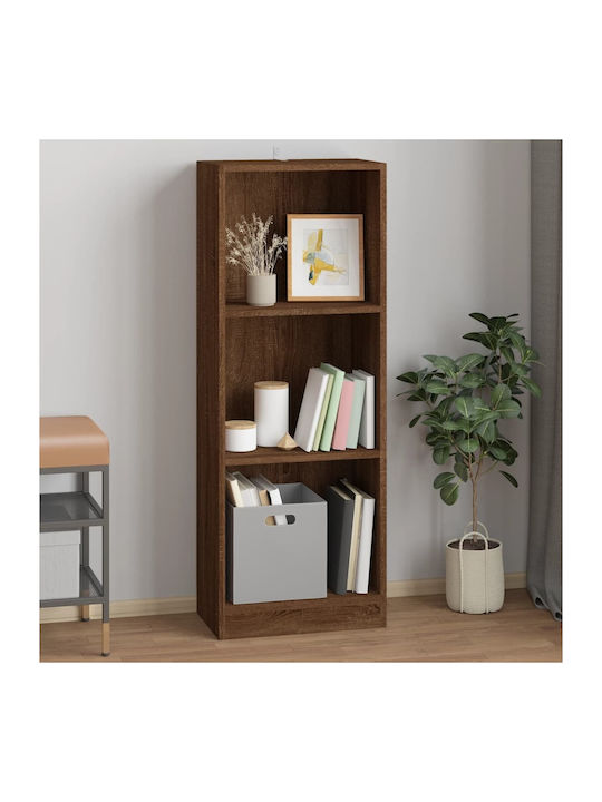 Bookcase Brown Oak 40x24x109cm