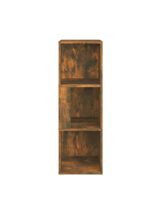 Corner Bookcase Smoky Oak 33x33x100cm