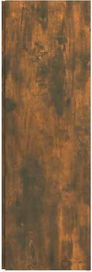 Corner Bookcase Smoky Oak 33x33x100cm
