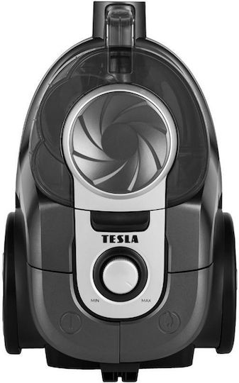 Tesla Aerostar T700 Ηλεκτρική Σκούπα 900W με Κάδο 3lt Μαύρη