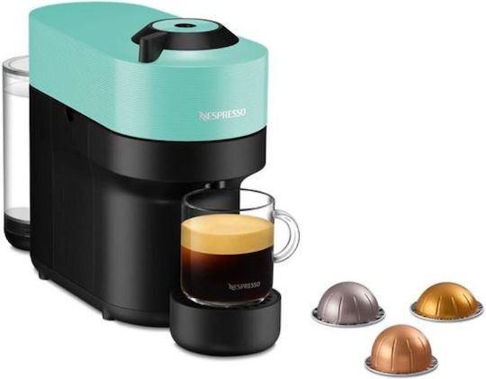 Nespresso Vertuo Pop Καφετιέρα για Κάψουλες Vertuo Aqua Mint