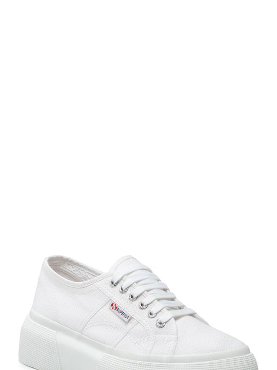 Superga Bubble Γυναικεία Sneakers Λευκά