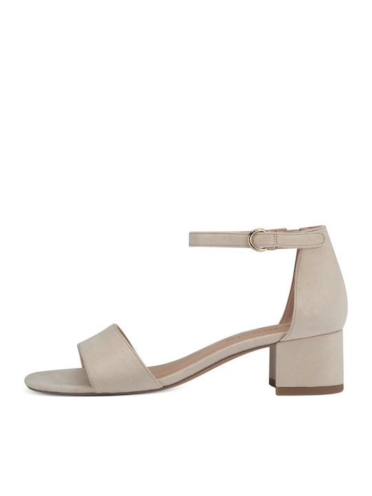 Fabric Sandals Nude