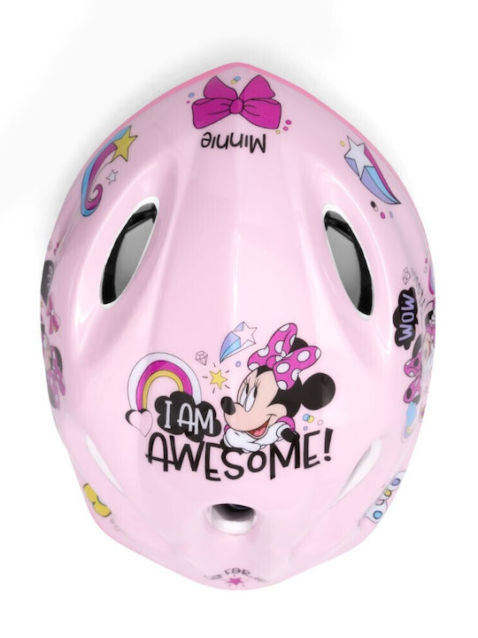 Seven Minnie Kids' Helmet for City Bike Pink