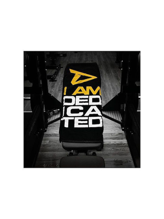 Dedicated Nutrition Black Gym Towel 100x50cm