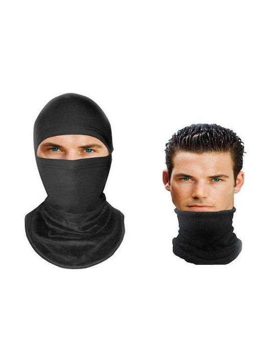 Cosa Motorcycle Rider Neck Warmer Fleece Black Color