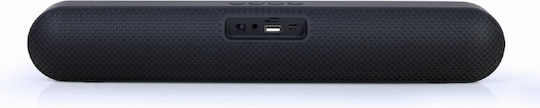 Gembird SPKBT-BAR400L Computerlautsprecher mit Bluetooth und Leistung 10W in Schwarz Farbe