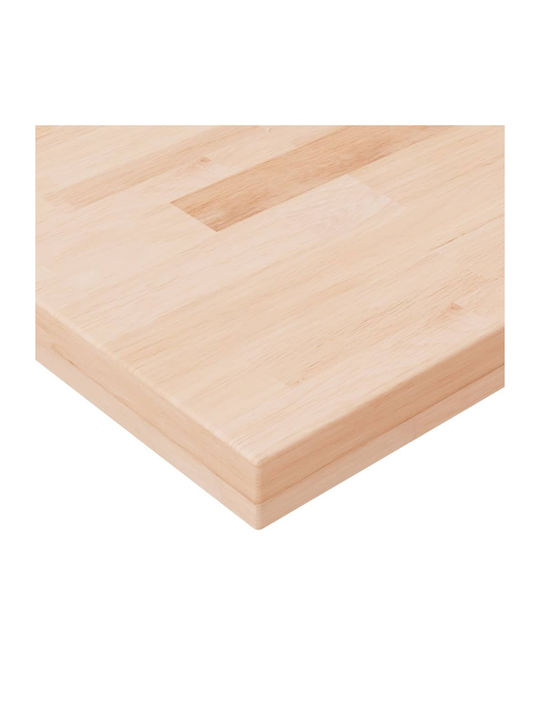 vidaXL Rectangular Bathroom Vanity Unit made of Solid Wood 100x60x4cm 342952 1pcs