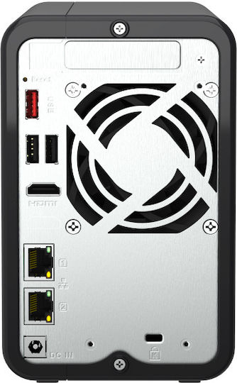 QNap TS-264 NAS Tower με 2 θέσεις για HDD/M.2/SSD και 2 θύρες Ethernet