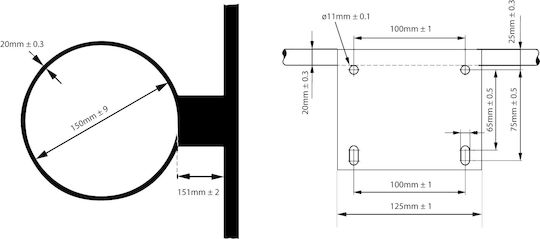 Life Sport SB-R4/R5 Στεφάνι Μπασκέτας 45εκ. με Ελατήρια και Διχτάκι