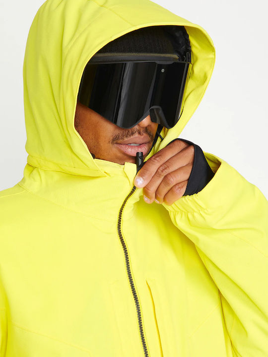 Volcom Quad Angle 2L Tds Men's Ski & Snowboard Jacket Citrus G0452305-CTR