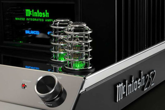 McIntosh MA252 Υβριδικός Ολοκληρωμένος Ενισχυτής Hi-Fi Mono 160W/4Ω 100W/8Ω 17568 Μαύρος