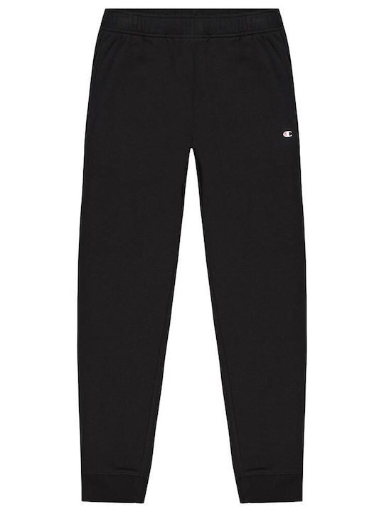 Men's Sweatpants with Rubber Black