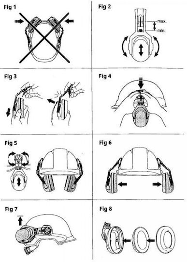 Northern Diver ND-HEL-MANTA-EAR-D_1_6 Earmuffs for Helmet