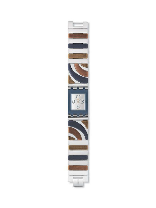 Swatch Ethno Journey Metallic Bracelet Silver 18mm