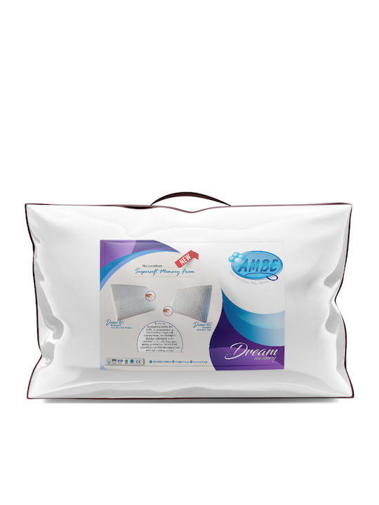 Amve Dream 40 Μαξιλάρι Ύπνου Memory Foam Ανατομικό 41x55x12cm