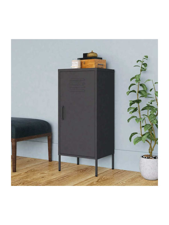 Office Storage Metal Cabinet Ανθρακί L42.5xW35xH101.5cm