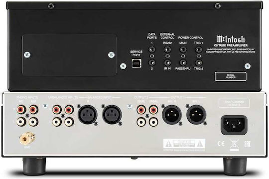 McIntosh C8 Tub Preamplificator Hi-Fi Stereo 17597 Negru