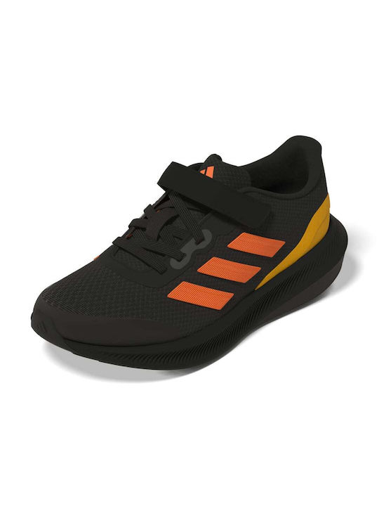 Adidas Αθλητικά Παιδικά Παπούτσια Running Runfalcon 3.0 El K Cblack / Scrora / Sogold
