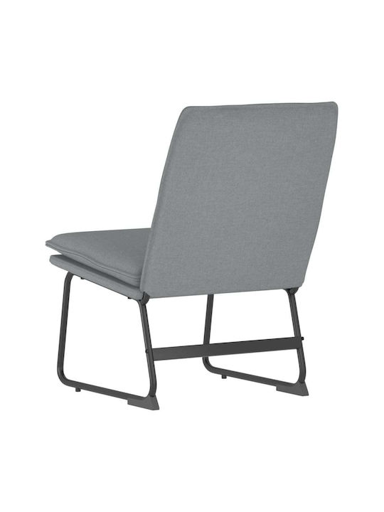Πολυθρόνα Επισκέπτη Ανοιχτό Γκρι 52x75x76cm