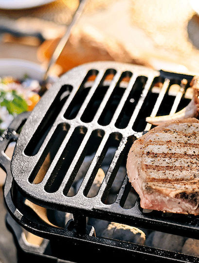 Lodge Mantemenia Portable Charcoal Grill 42.5cmx22.8cm