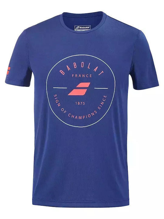 Babolat 4MTD017-4000 Herren Tennisbekleidung Blauen