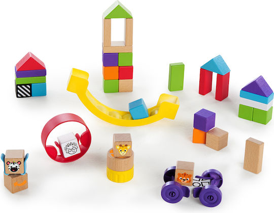 Hape Curious Creator Kit Wooden Building Blocks for 12 Plus Years 40 Pieces