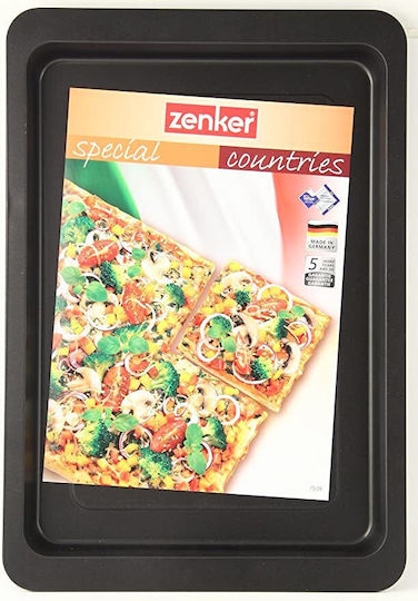 Zenker Backform Pizza Antihaftbeschichtung Spezialländer 42x29cm