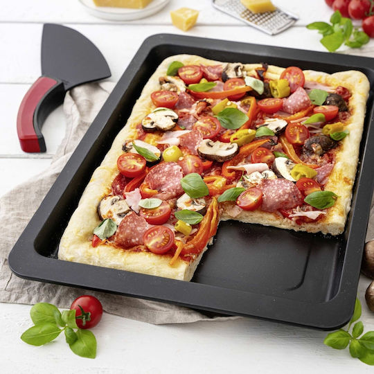 Zenker Backform Pizza Antihaftbeschichtung Spezialländer 42x29cm