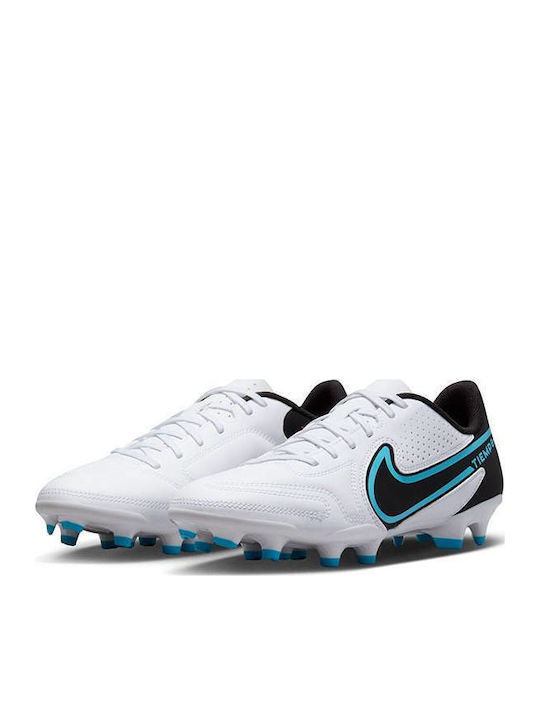 Legend 9 Club MG Kids Soccer Cleats & Shoes Molded White Black Baltic Blue Pink Blast