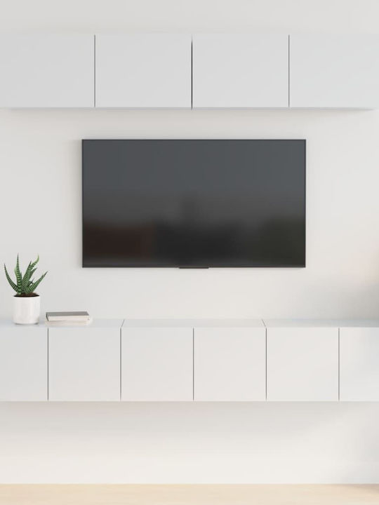 Wohnzimmer TV-Einheit White L80xB30xH30cm