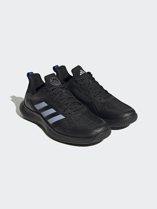 Adidas Defiant Speed Tennisschuhe Alle Gerichte Core Black / Blue Dawn / Lucid Fuchsia