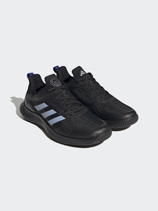 Adidas Defiant Speed Мъжки Тенис обувки Всички съдилища Core Black / Blue Dawn / Lucid Fuchsia