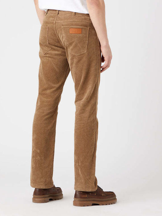 Wrangler Greensboro 803 Pantaloni pentru bărbați Elastice cu Croială Normală Biscuit