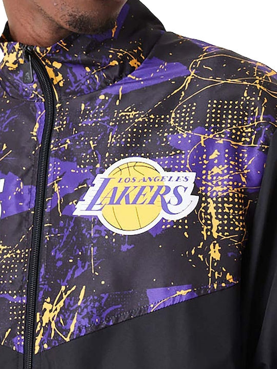 LA Lakers Αθλητικό Μπουφάν Μαύρο