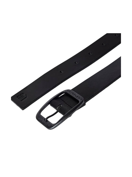 G-Star Raw Men's Leather Wide Belt Black