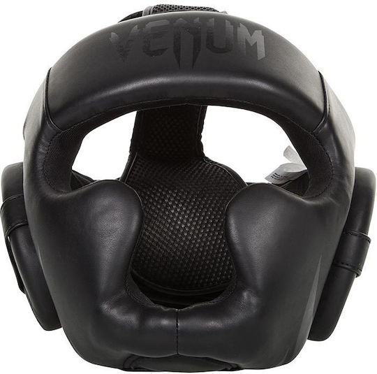 Venum Challenger 2.0 Adult Full Face Boxing Headgear Synthetic Leather Black