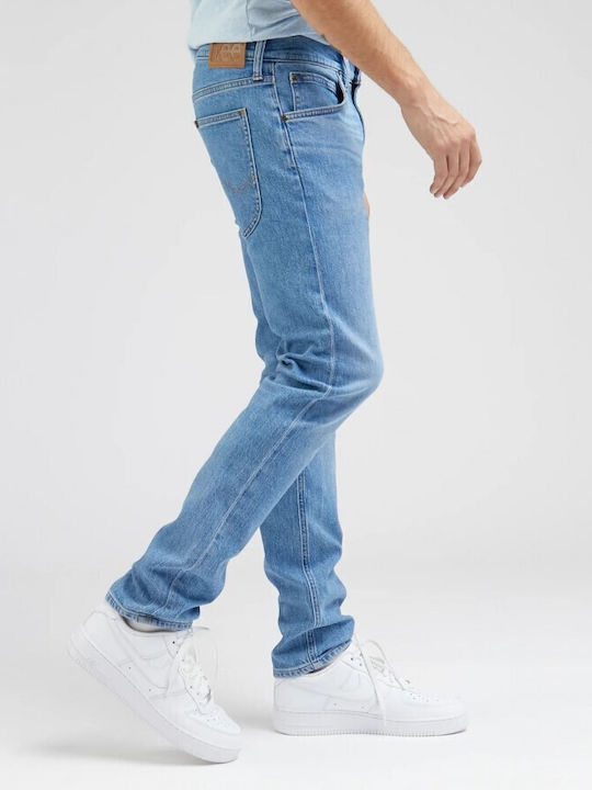 Luke Ανδρικό Παντελόνι Τζιν με Slim Tapered Εφαρμογή Μπλε