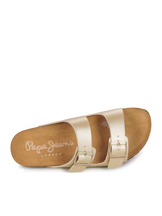 Oban Classic Women's Flat Sandals Anatomic in Gold Color